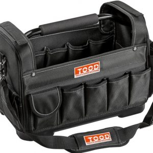 Bolsa para herramientas 21 bolsillos asa metálica (11 externos 10 internos) 400x225x310 mm