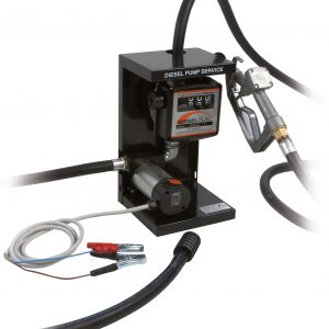 Estación mural trasvase gasoil con bomba batería 24V 35 l