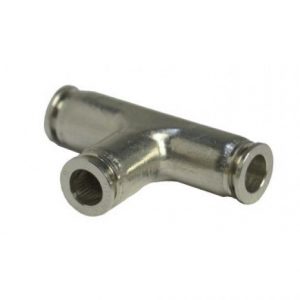 Unión tubo-tubo niquelado ø 10
