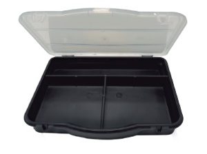 Organizador de plástico 10 compartimentos (234x180x37 mm)