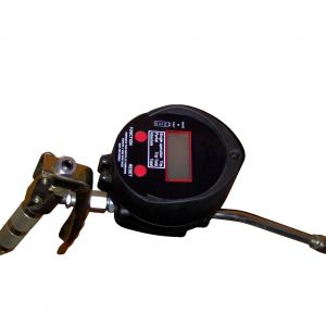 Pistola contadora electrónica para grasa con preselección