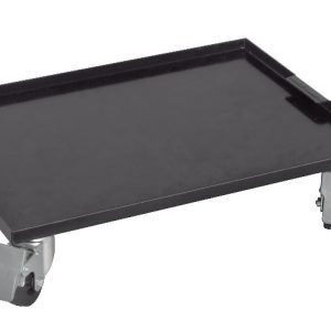 Plataforma metálica 4 ruedas con freno. Carga 200 kg (460x340x60 mm)